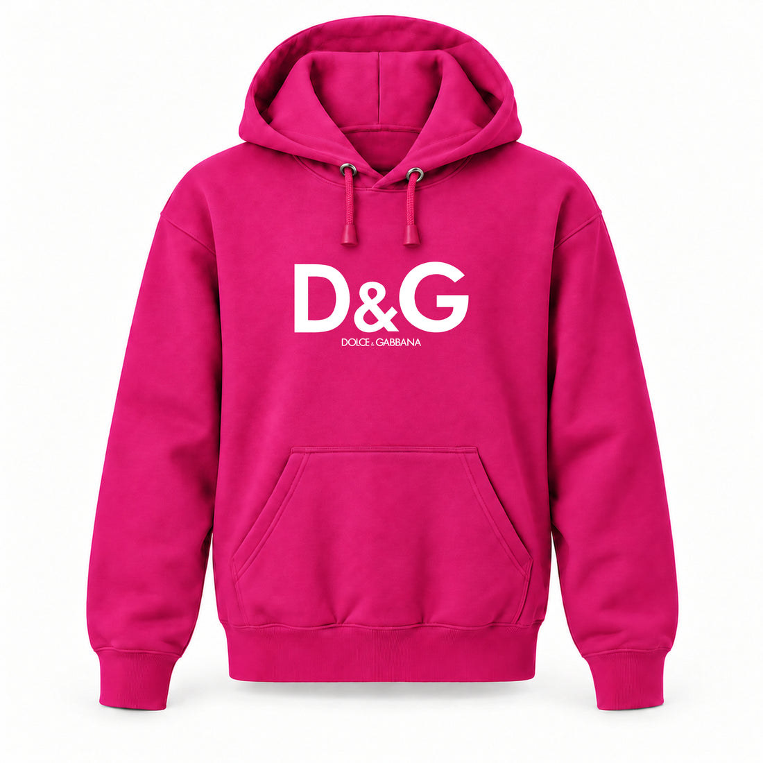 Dolce and Gabbana - Youth Large Hoodie (Ages 10–12) | Color: Hot Pink