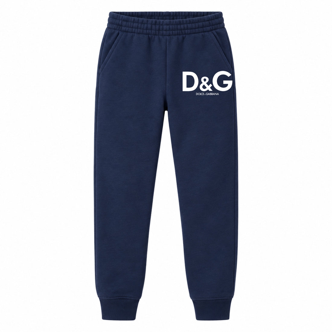 Dolce and Gabbana youth jogger sweatpants, Navy Blue, Youth Large ages 10–12