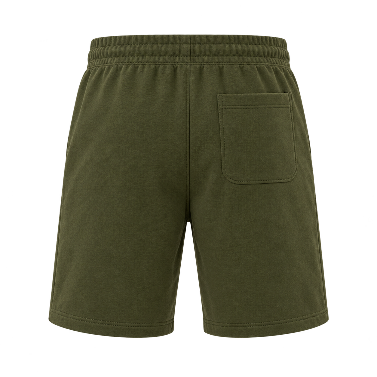 Men's Dolce and Gabbana Athletic Fleece Shorts - Army Green - Image 5