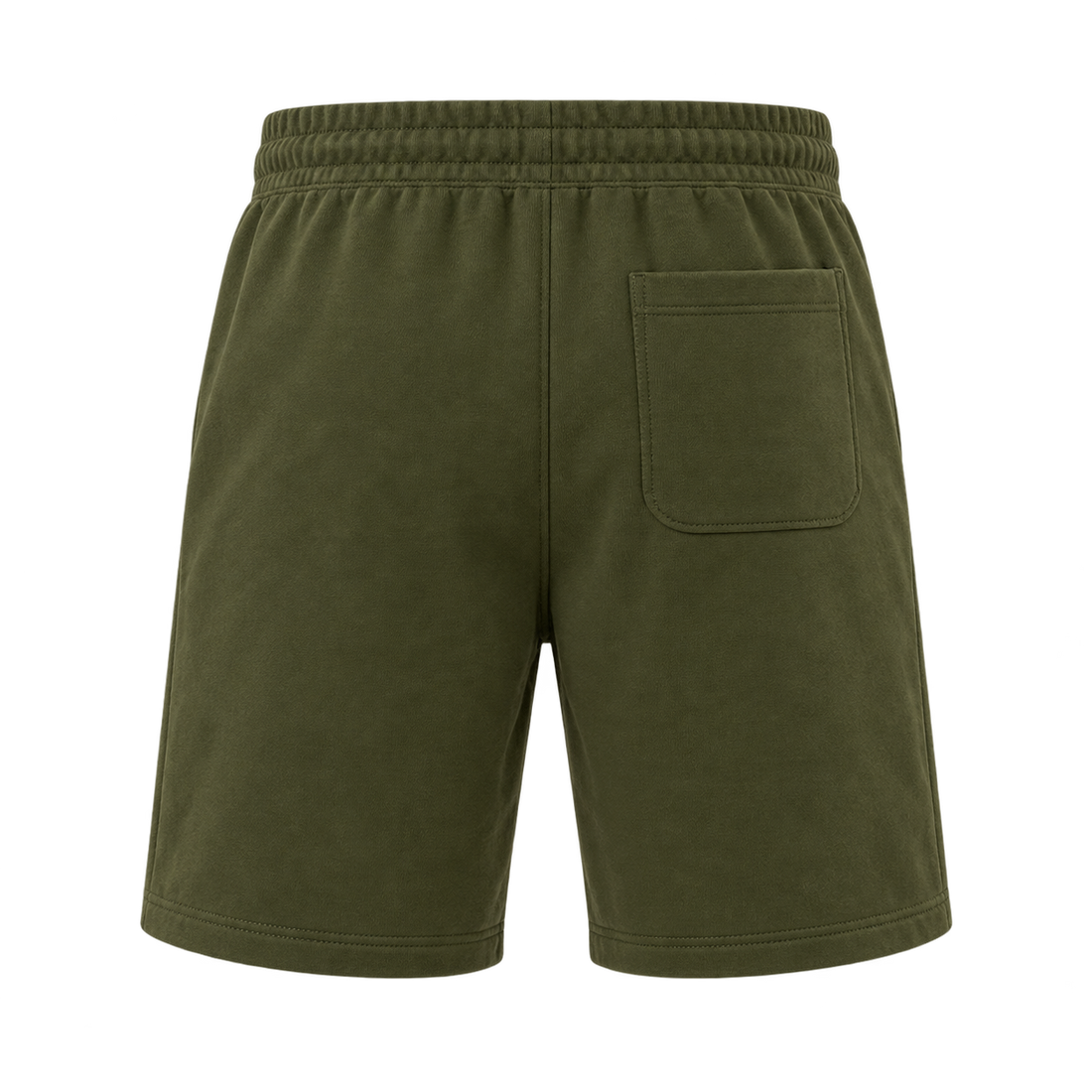 Men's Dolce and Gabbana Athletic Fleece Shorts - Army Green - Image 5