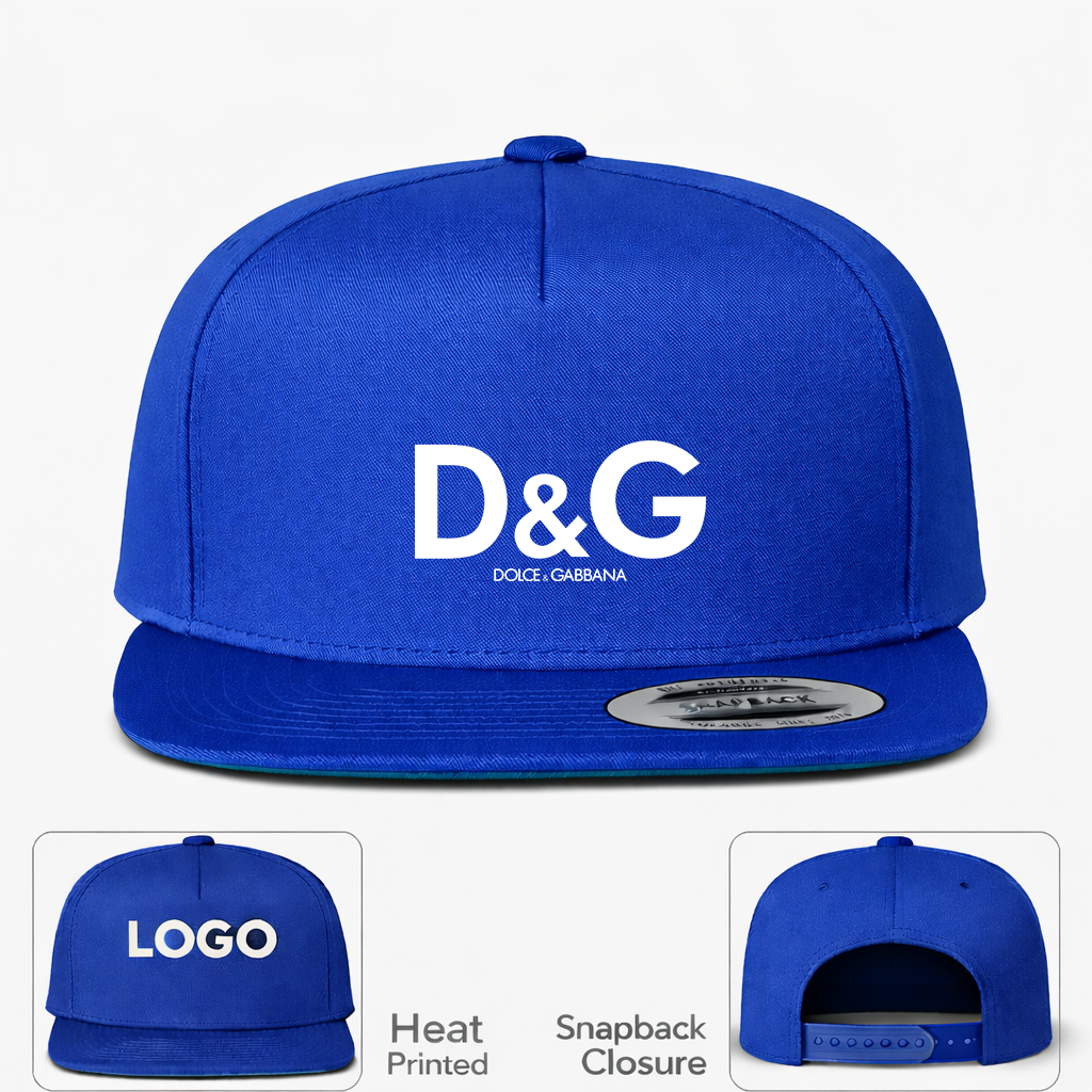 Dolce and Gabbana Snapback Hat - Blue - Image 1