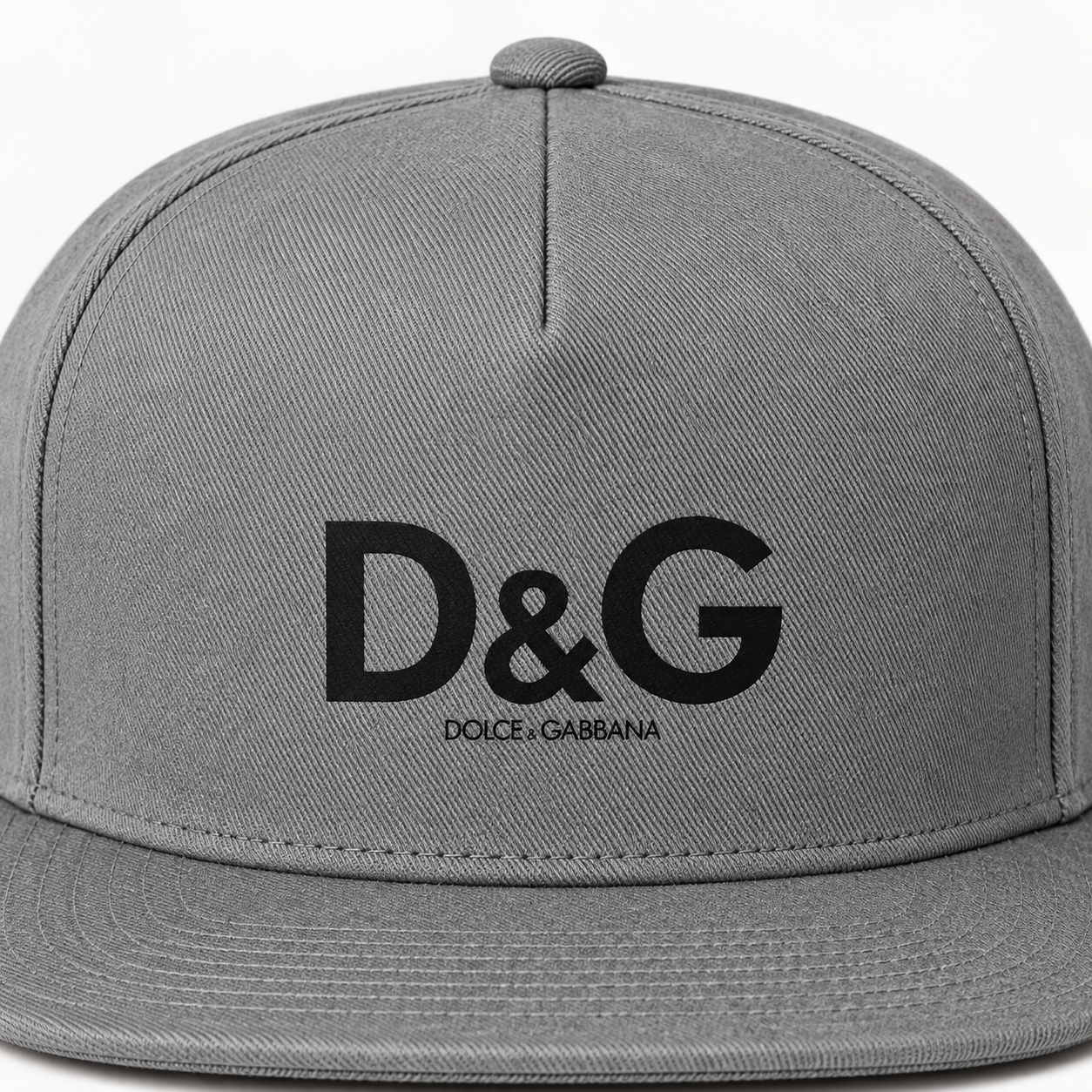 Dolce and Gabbana Snapback Hat - Grey - Image 3