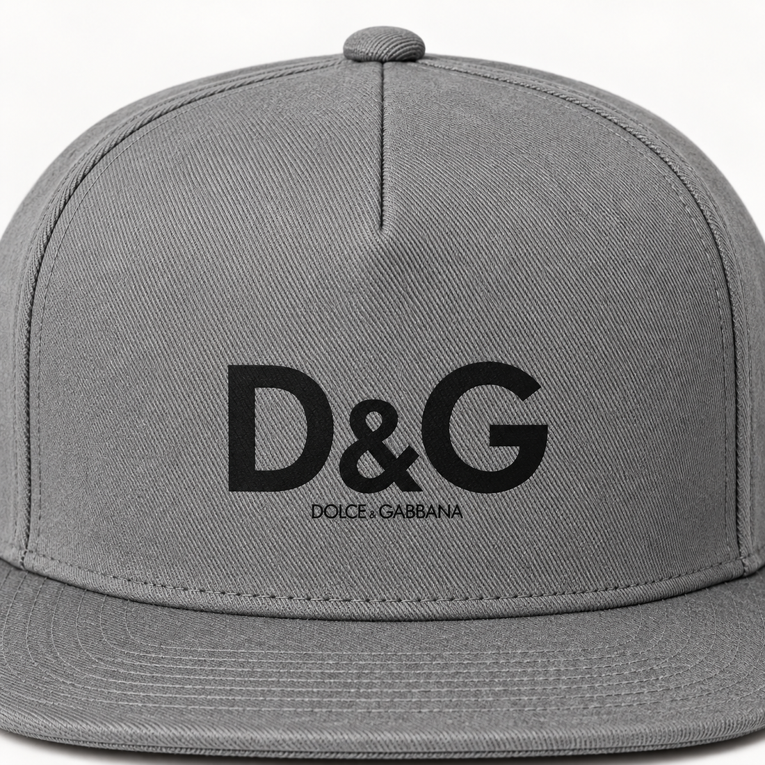 Dolce and Gabbana Snapback Hat - Grey - Image 3