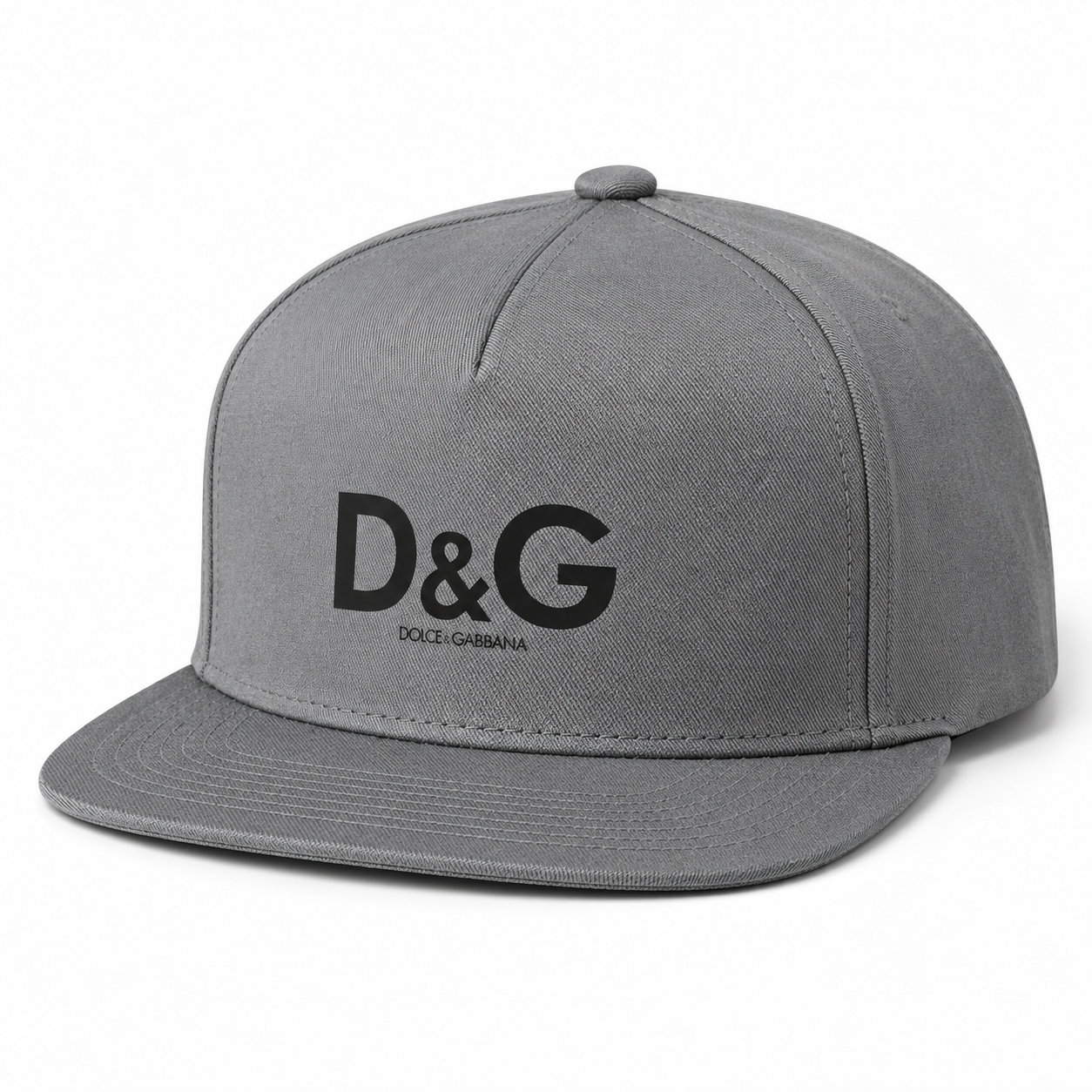 Dolce and Gabbana Snapback Hat - Grey - Image 4