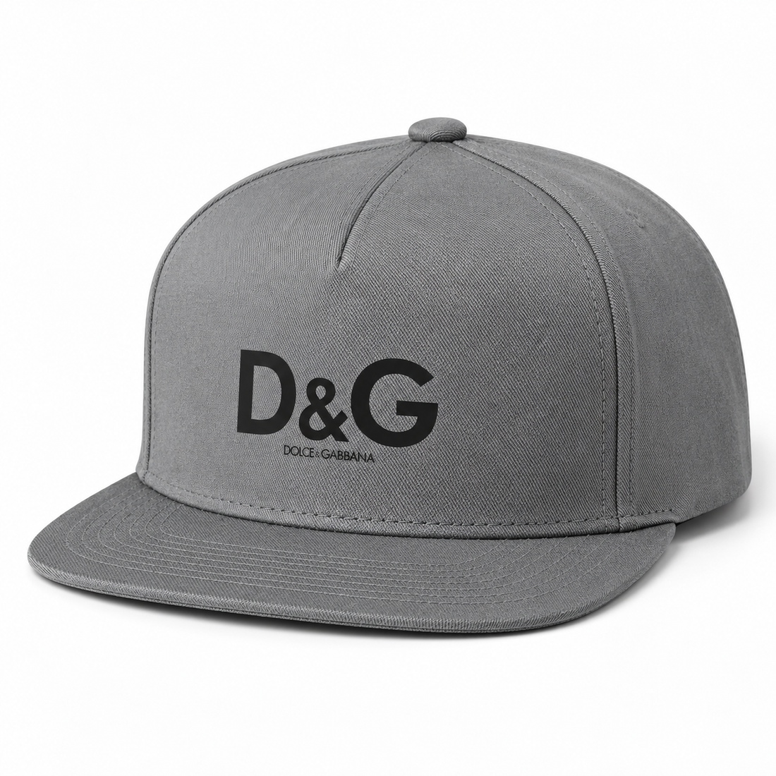 Dolce and Gabbana Snapback Hat - Grey - Image 4