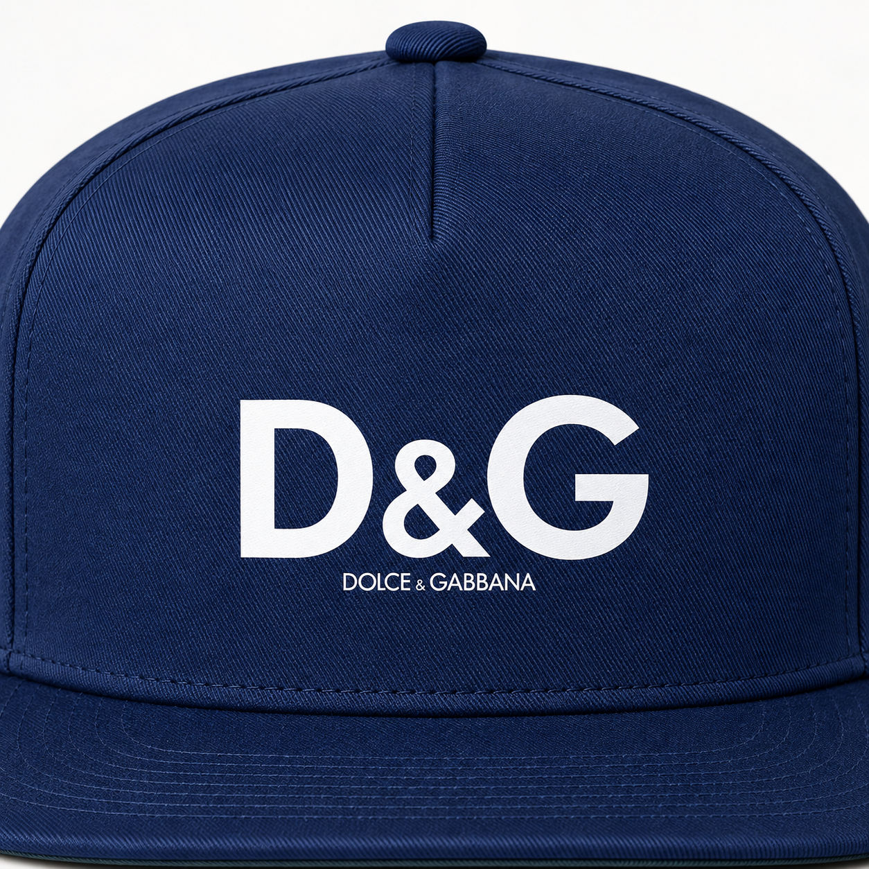 Dolce and Gabbana Snapback Hat - Navy - Image 3