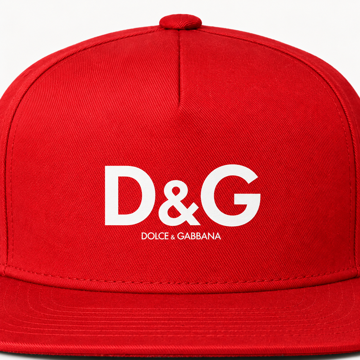 Dolce and Gabbana Snapback Hat - Red - Image 3