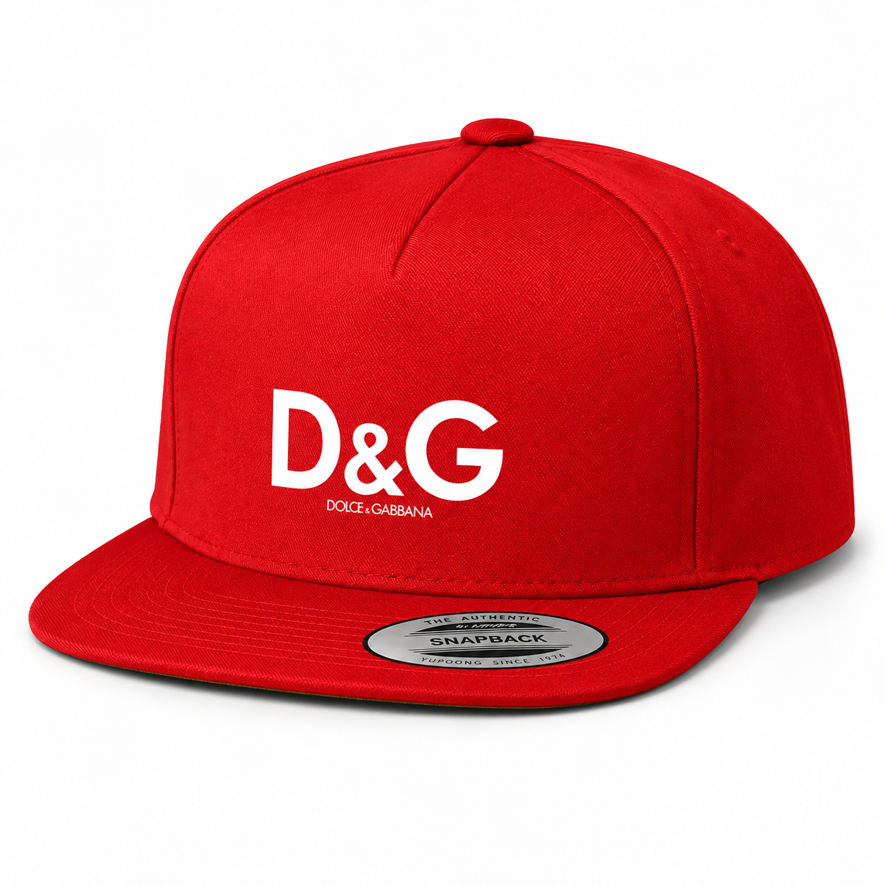 Dolce and Gabbana Snapback Hat - Red - Image 4
