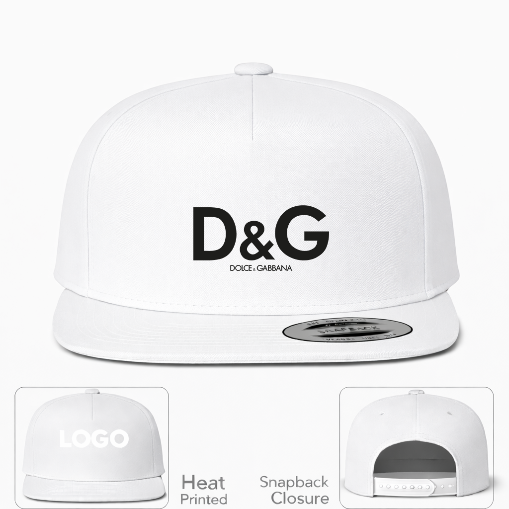 Dolce and Gabbana Snapback Hat - White - Image 1