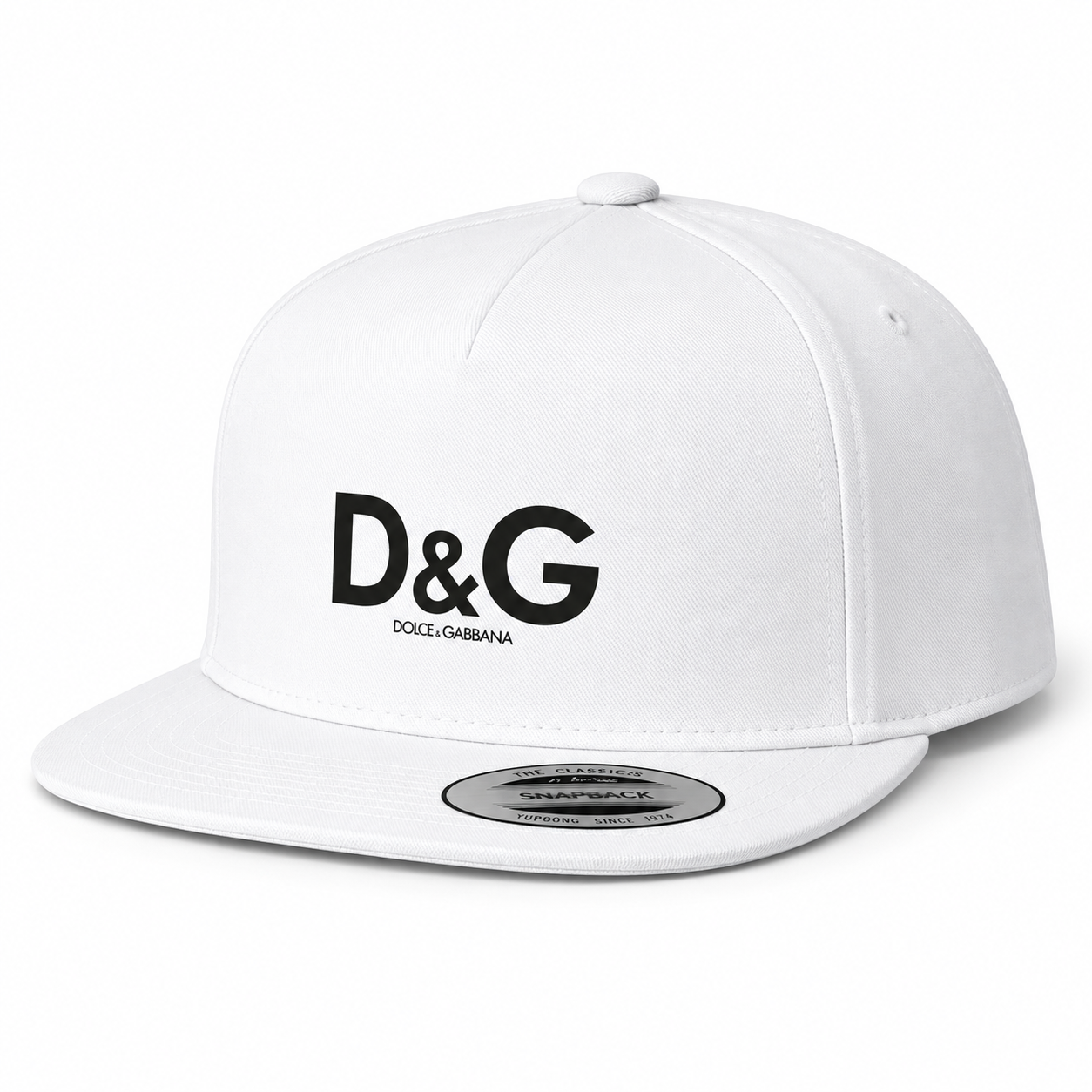 Dolce and Gabbana Snapback Hat - White - Image 4