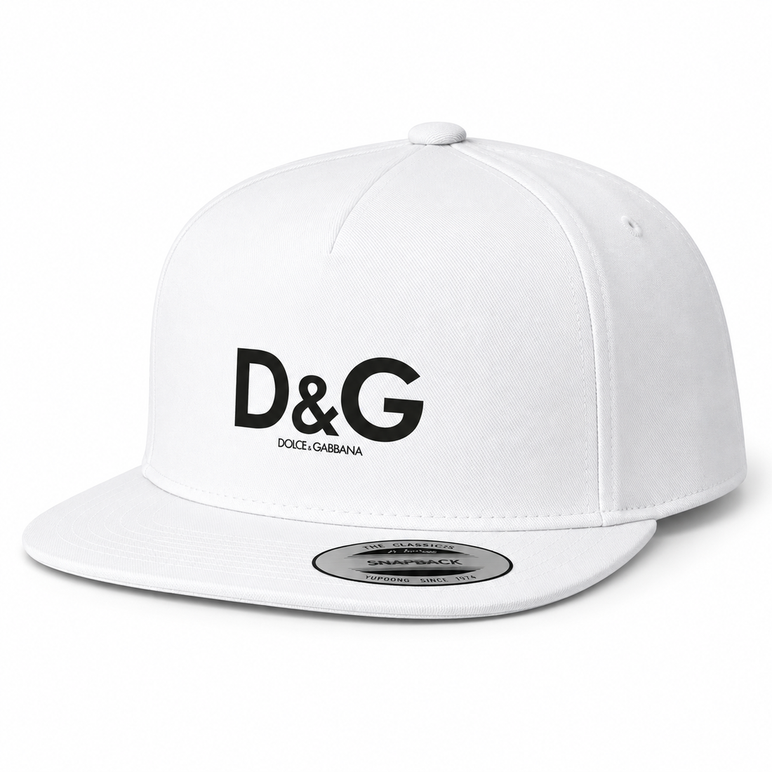 Dolce and Gabbana Snapback Hat - White - Image 4