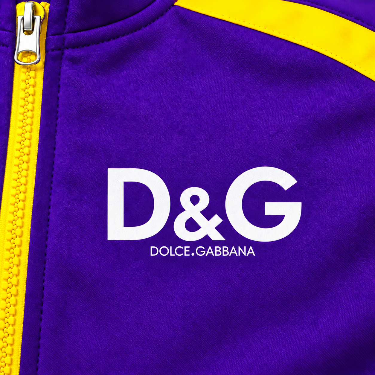Men's Dolce and Gabbana Dri-Fit TrackSuit | Color: Purple | Image 3