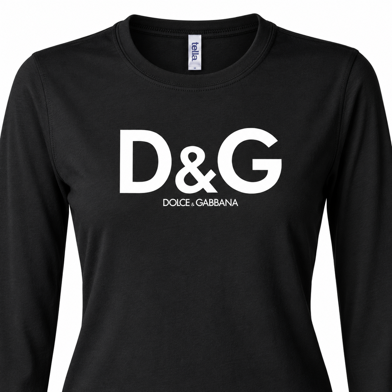 Black Women's Dolce and Gabbana long sleeve T-shirt
