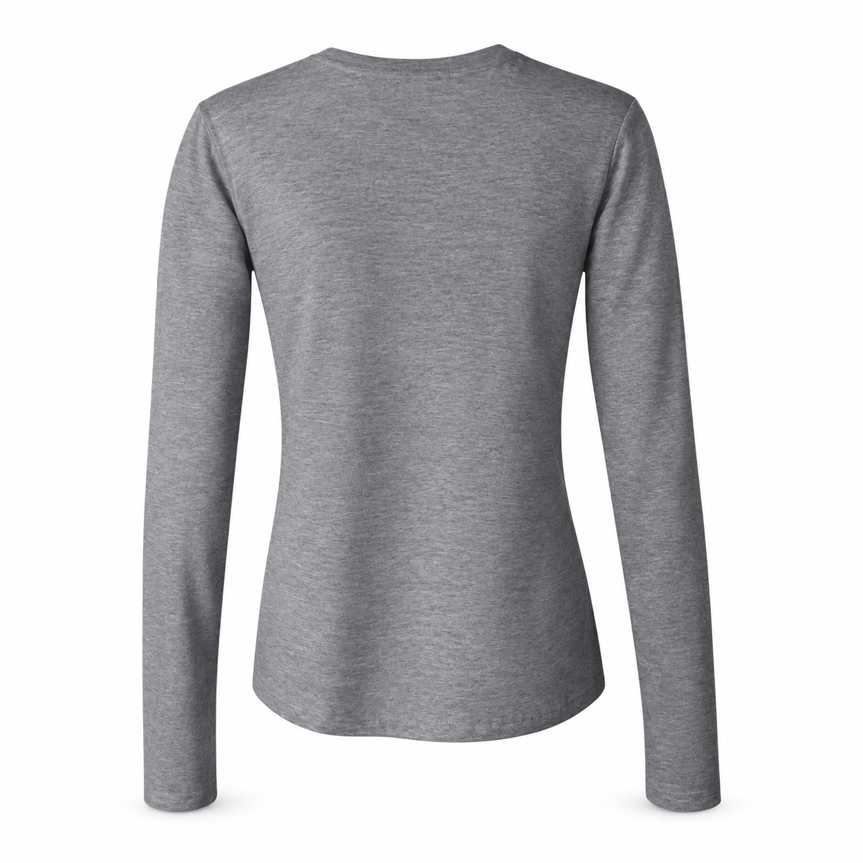 Grey Women's Dolce and Gabbana long sleeve T-shirt