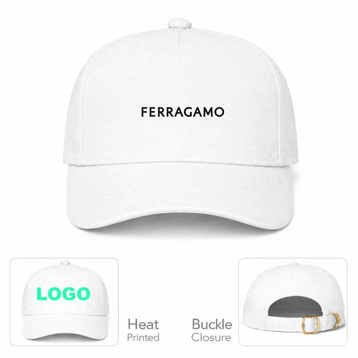 Ferragamo Dad Baseball Cap Hat