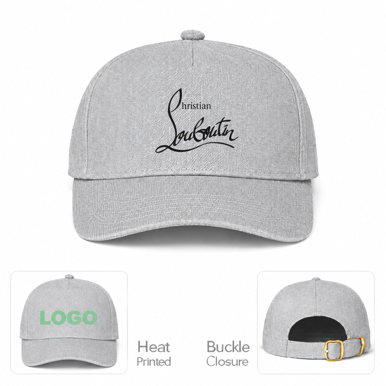 Christian Louboutin Dad Baseball Cap Hat