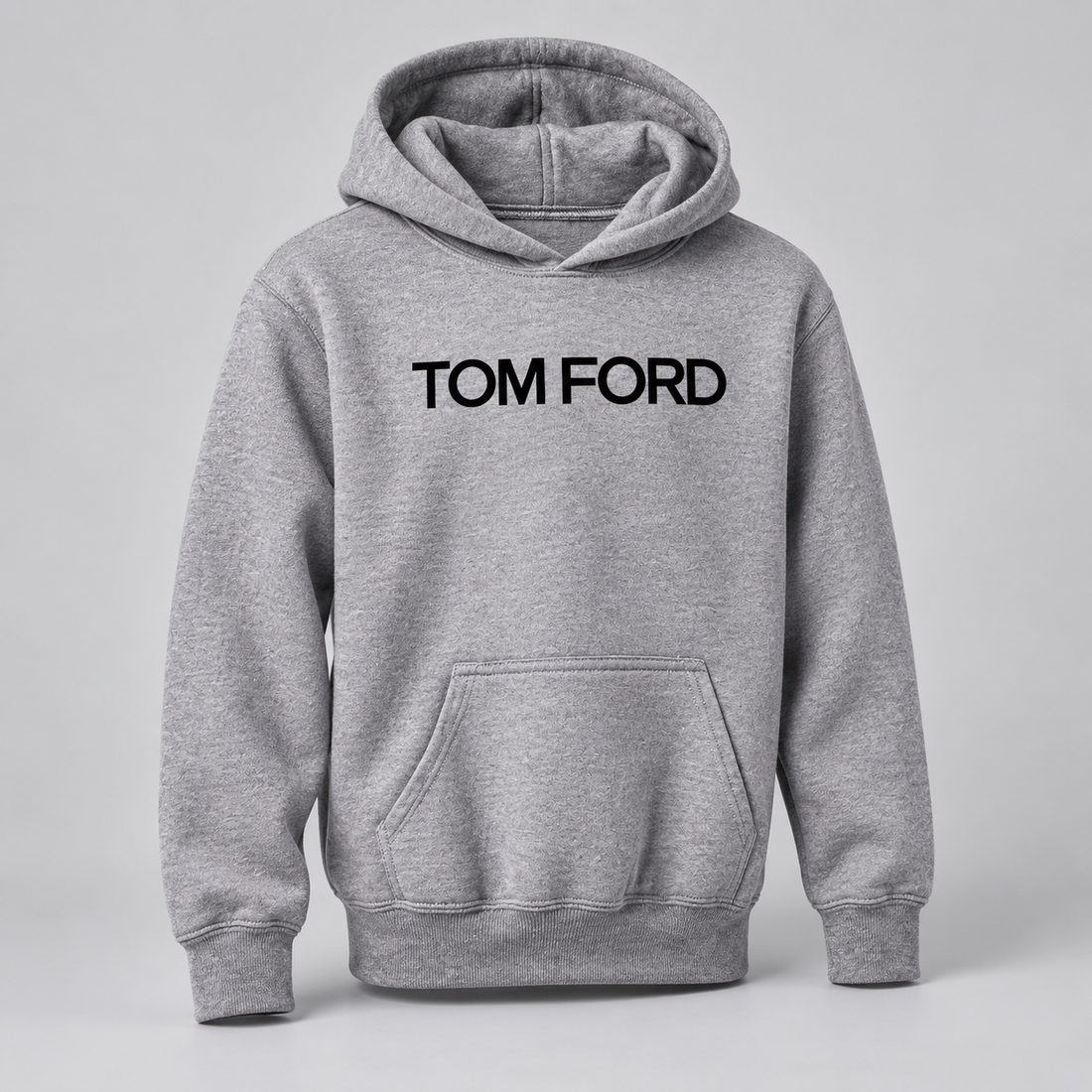Youth Kids Tom Ford Pullover Hoodie | Color: Grey | View 1