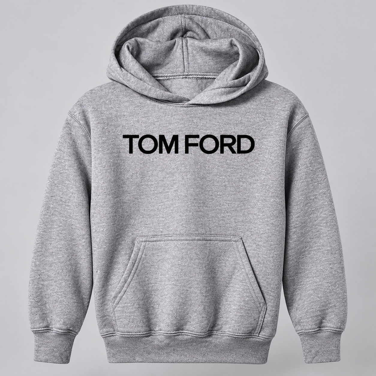 Youth Kids Tom Ford Pullover Hoodie | Color: Grey | View 4