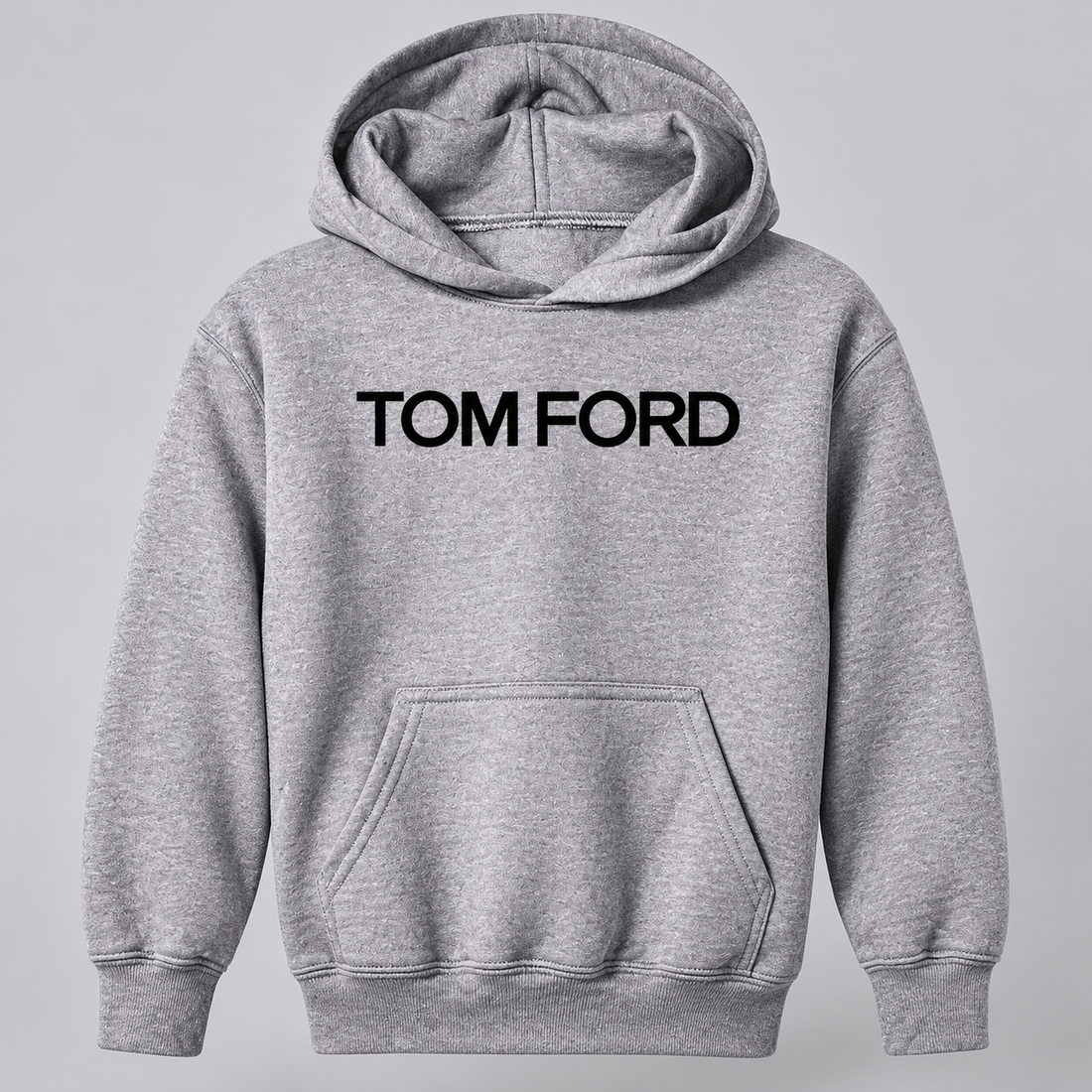 Youth Kids Tom Ford Pullover Hoodie | Color: Grey | View 4