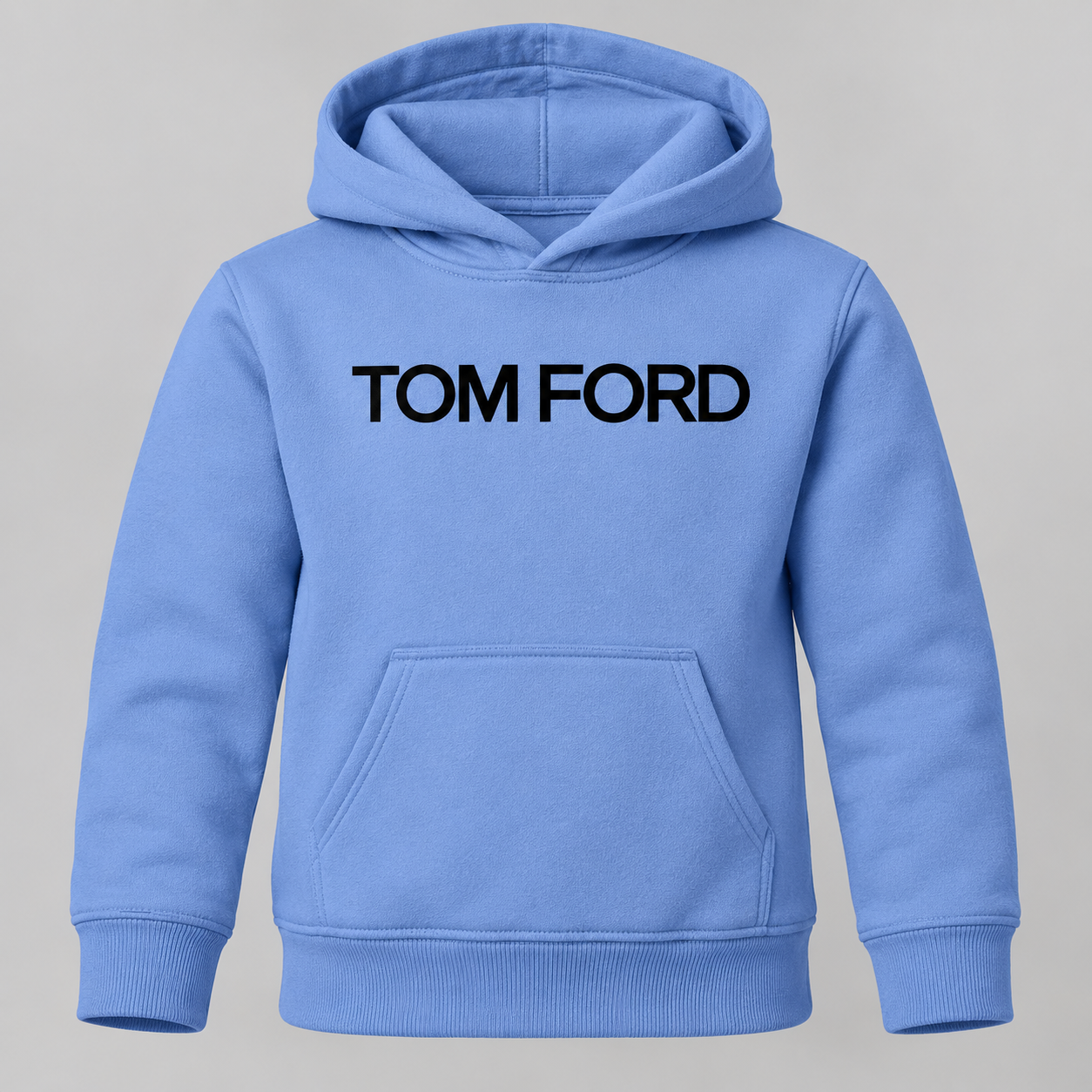 Youth Kids Tom Ford Pullover Hoodie | Color: Sky Blue | View 4