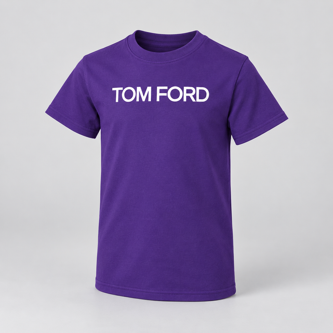 Youth Kids Tom Ford Cotton T-Shirt | Color: Purple | View 1
