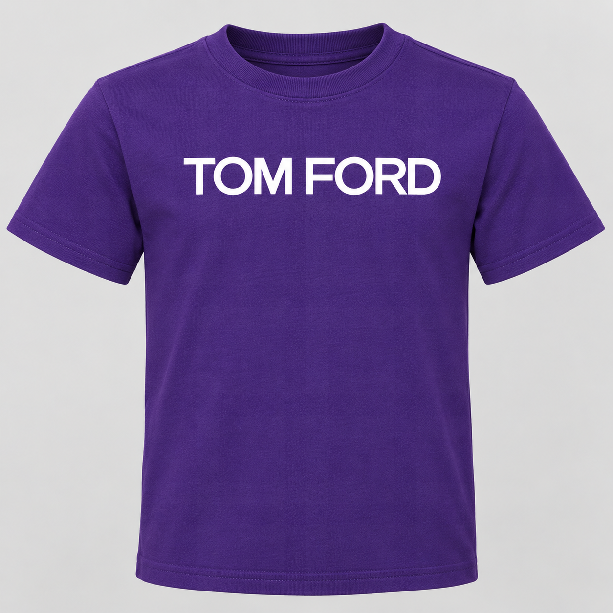 Youth Kids Tom Ford Cotton T-Shirt | Color: Purple | View 4
