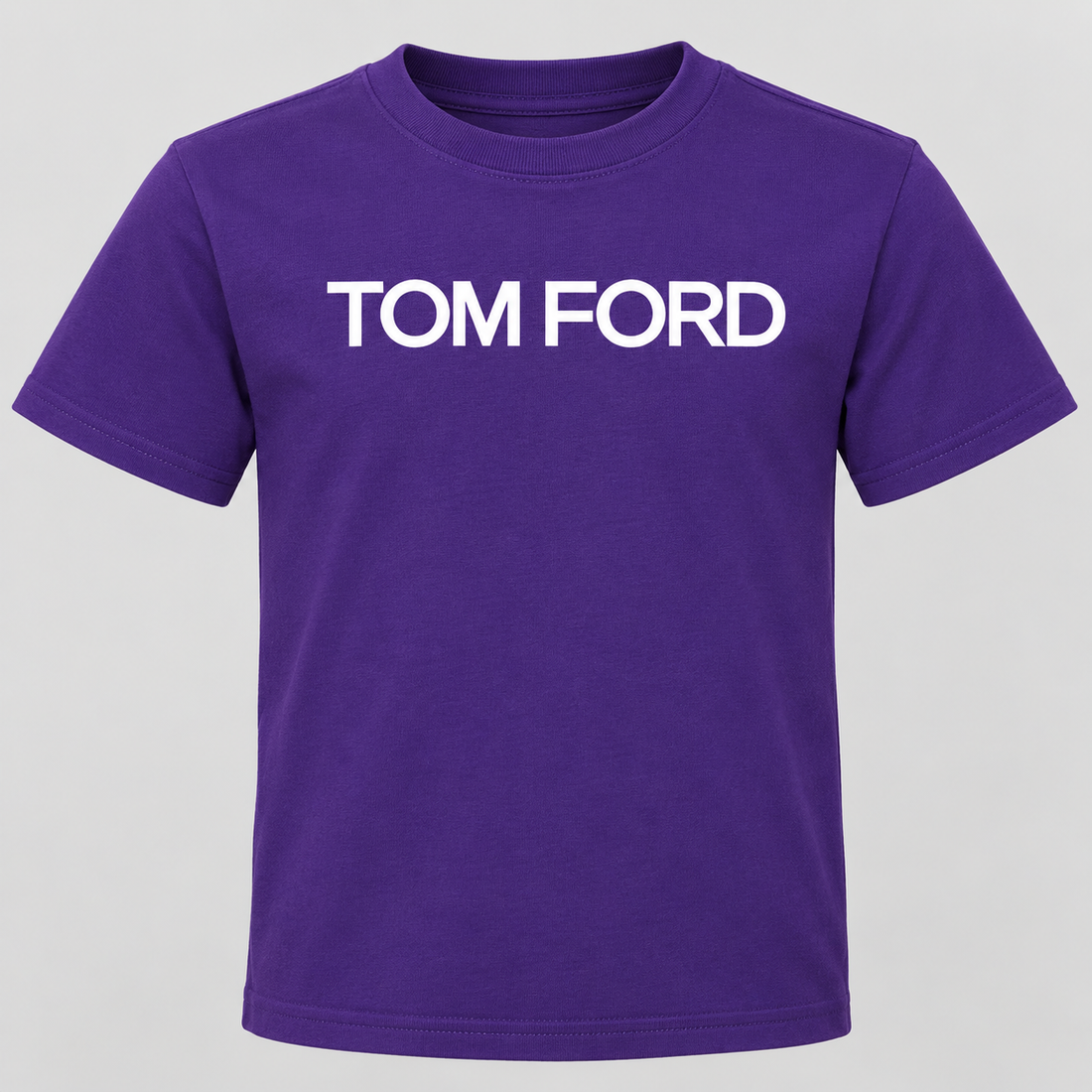 Youth Kids Tom Ford Cotton T-Shirt | Color: Purple | View 4