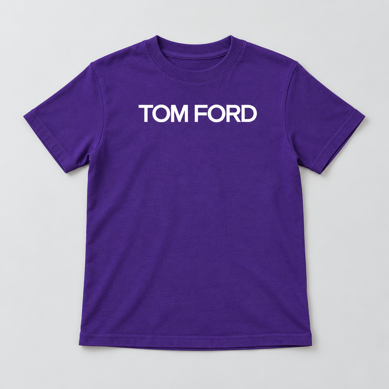 Youth Kids Tom Ford Cotton T-Shirt | Color: Purple | View 5