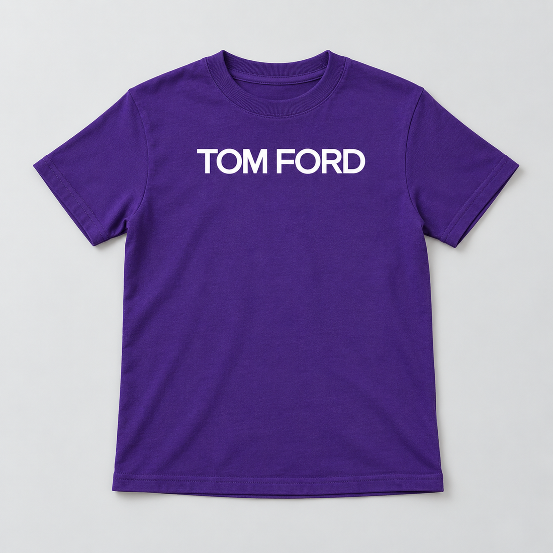Youth Kids Tom Ford Cotton T-Shirt | Color: Purple | View 5