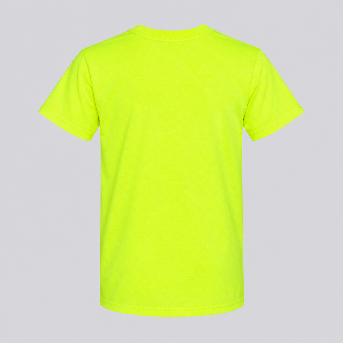 Youth Kids Tom Ford Cotton T-Shirt | Color: Safety Green | View 2