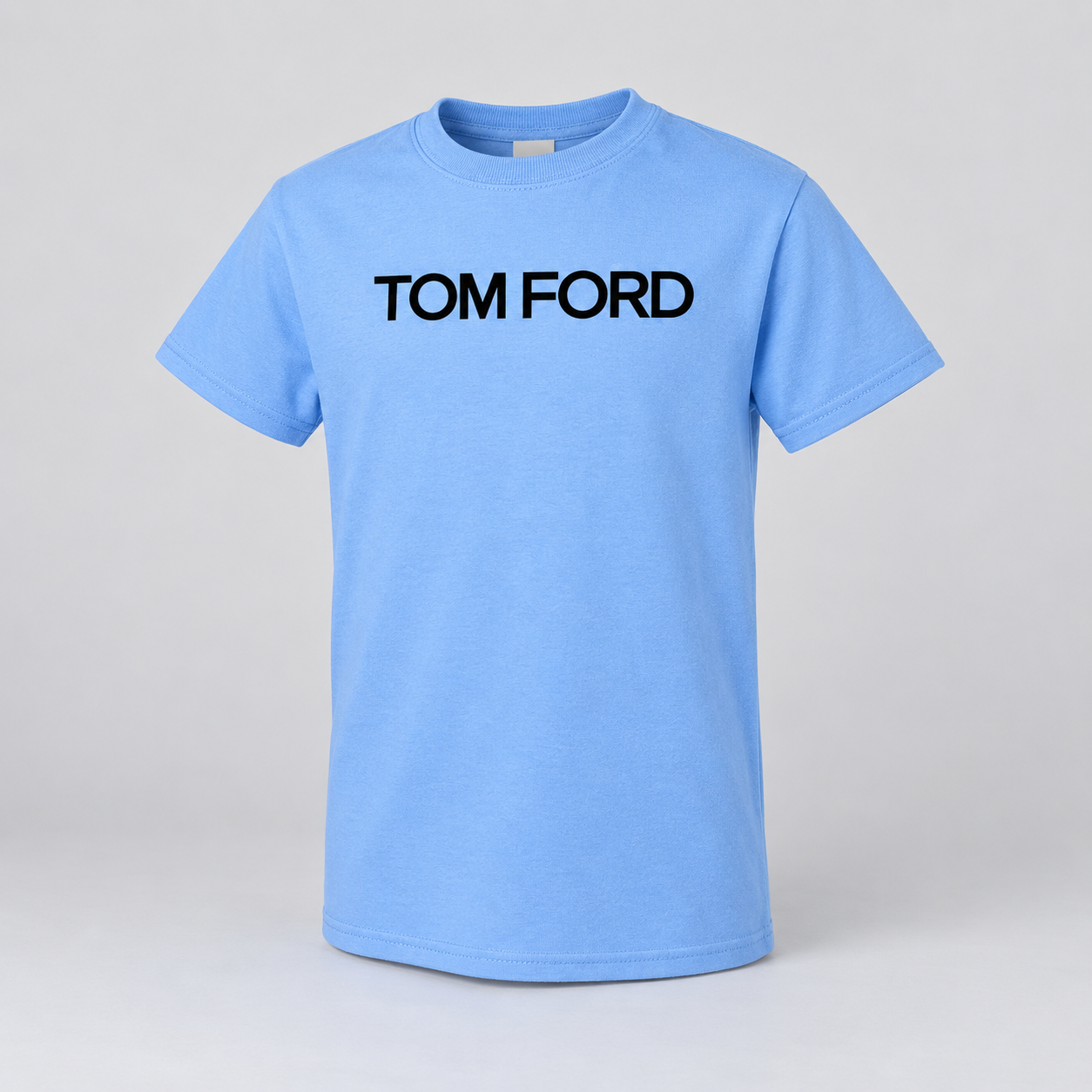 Youth Kids Tom Ford Cotton T-Shirt | Color: Sky Blue | View 1