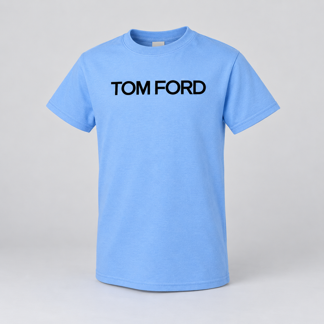 Youth Kids Tom Ford Cotton T-Shirt | Color: Sky Blue | View 1