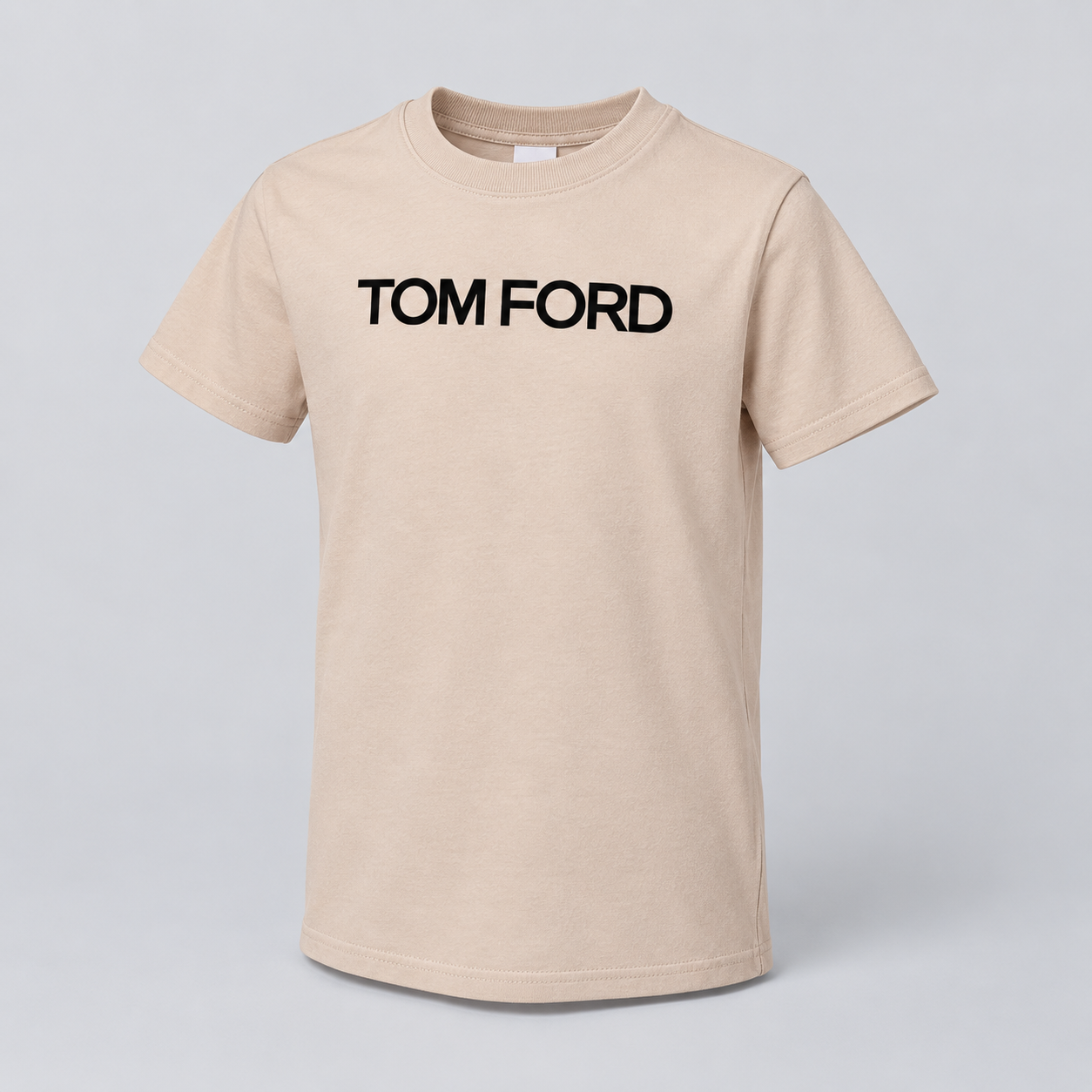 Youth Kids Tom Ford Cotton T-Shirt | Color: Tan | View 1