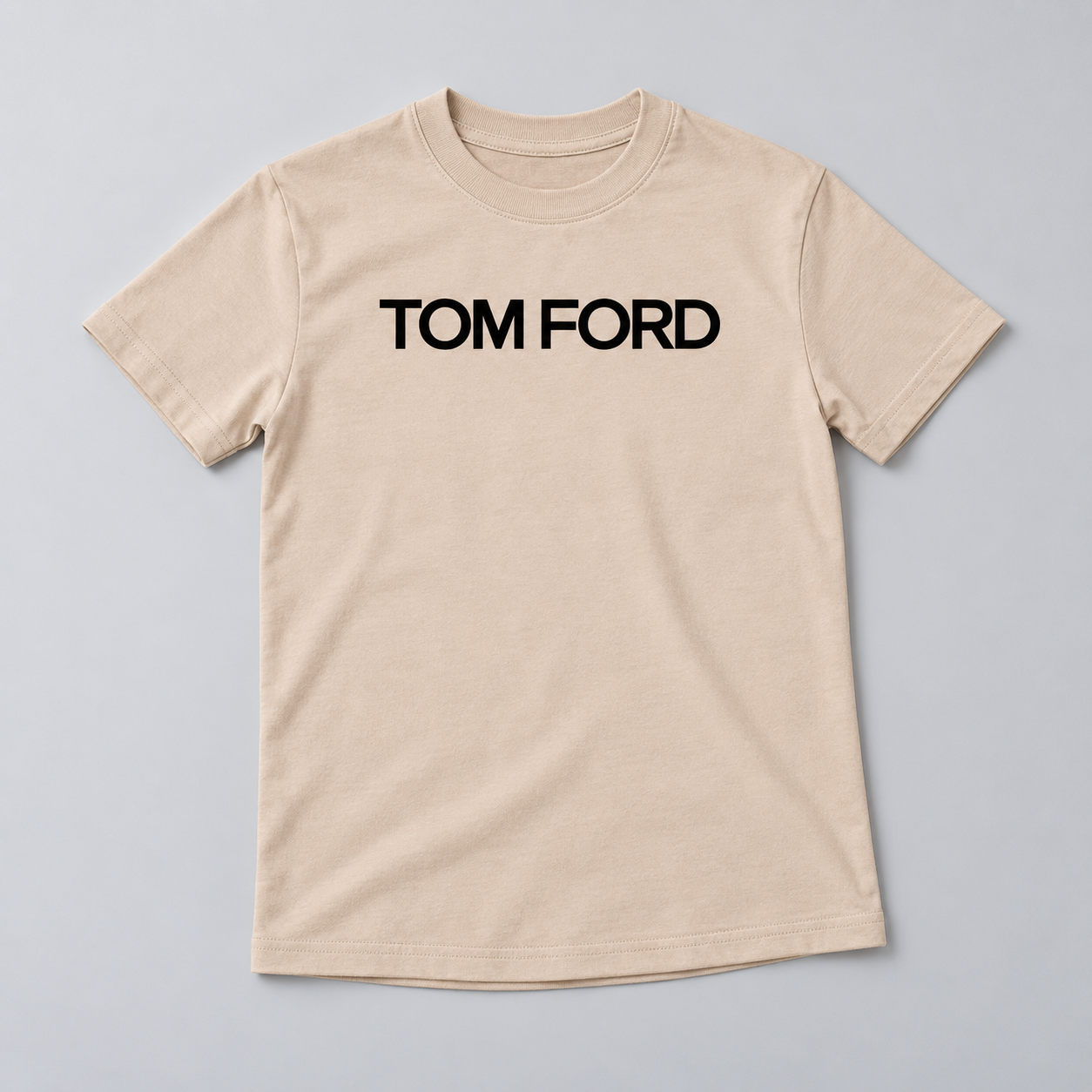 Youth Kids Tom Ford Cotton T-Shirt | Color: Tan | View 5