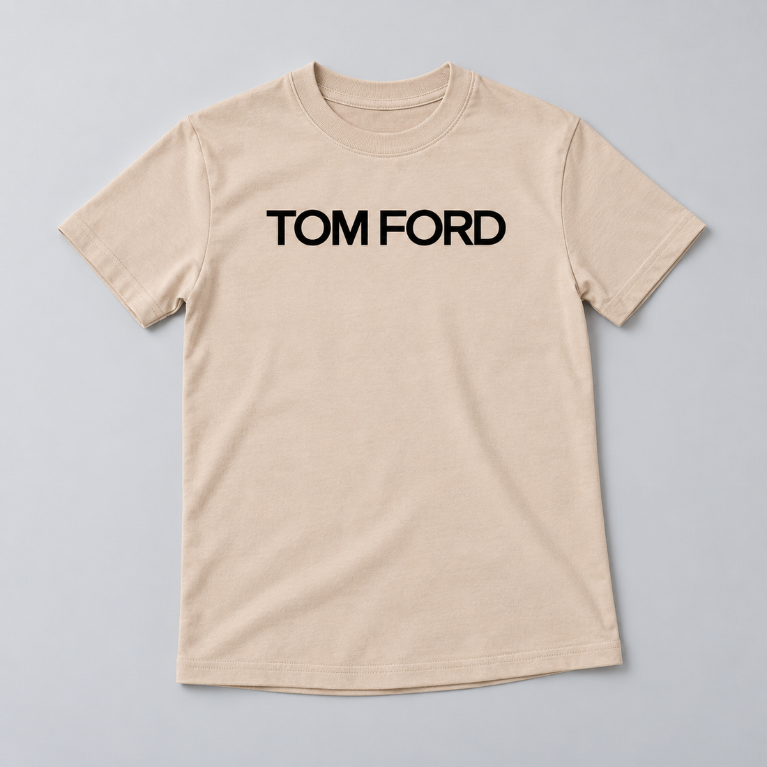 Youth Kids Tom Ford Cotton T-Shirt | Color: Tan | View 5