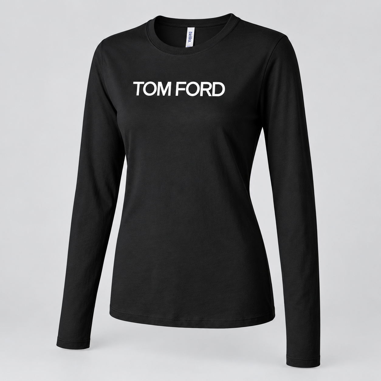 Women's Tom Ford Long Sleeve T-Shirt | Color: Black | View 1