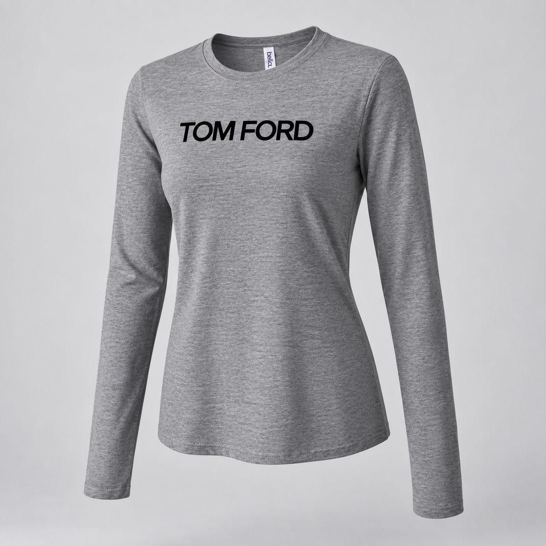 Women's Tom Ford Long Sleeve T-Shirt | Color: Grey | View 1