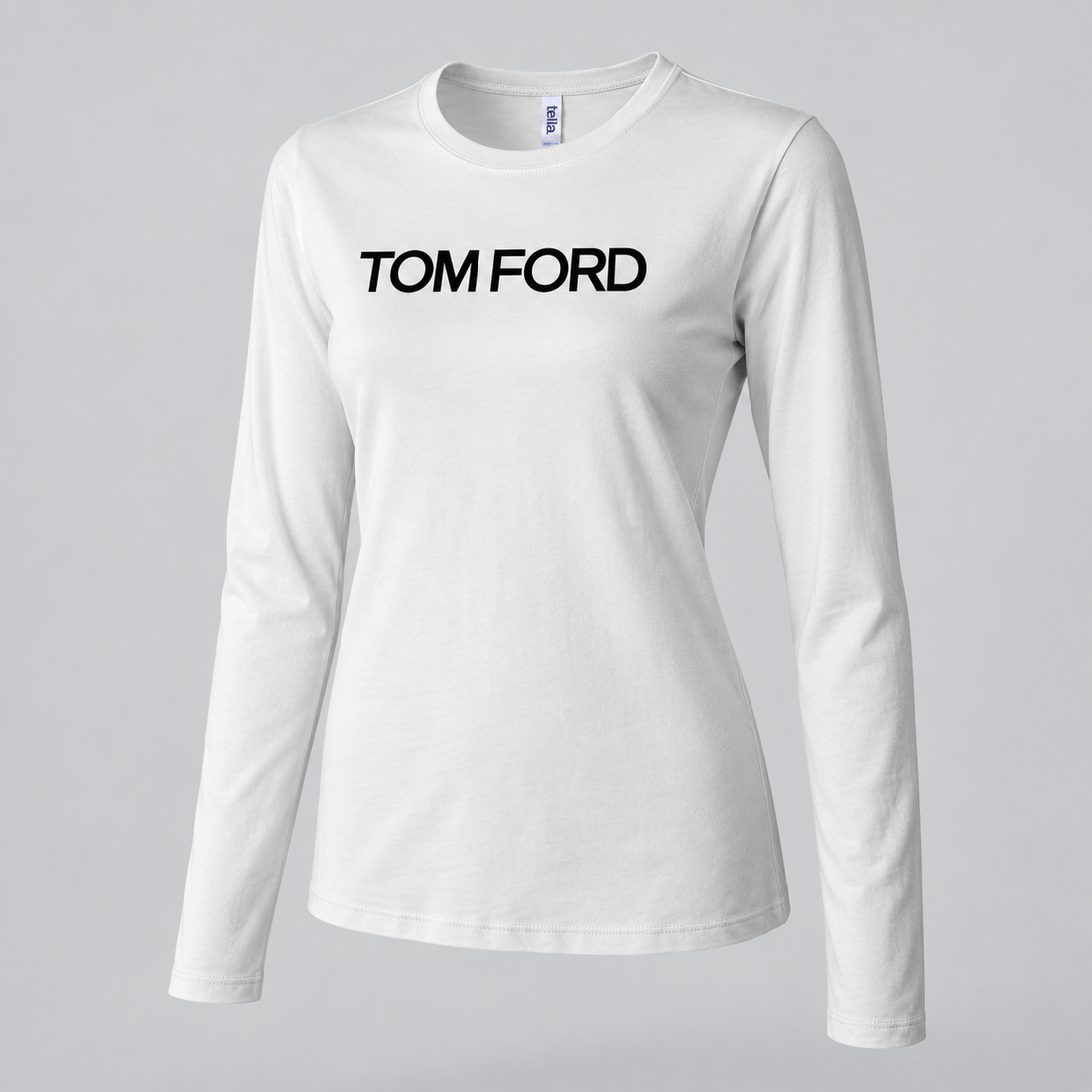 Women's Tom Ford Long Sleeve T-Shirt | Color: White | View 1