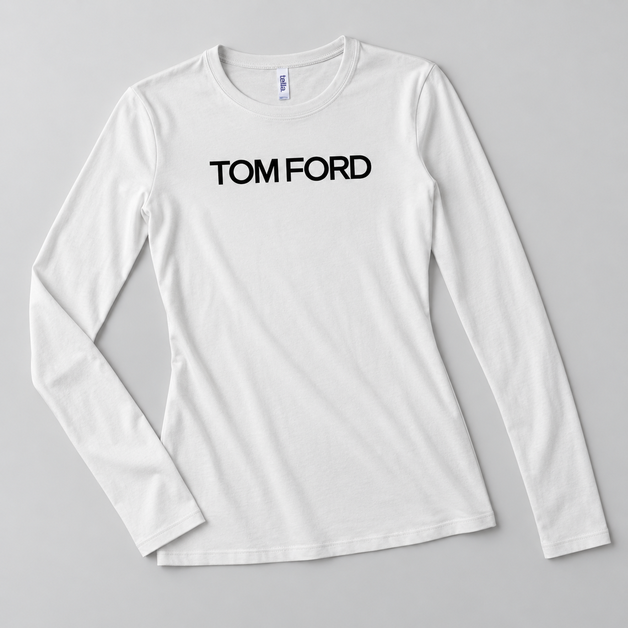 Women's Tom Ford Long Sleeve T-Shirt | Color: White | View 5