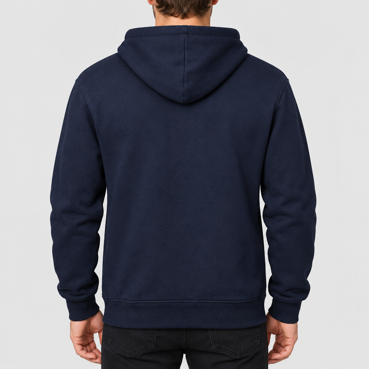 Men's Tom Ford Zipper Hoodie | Color: Navy | View 2