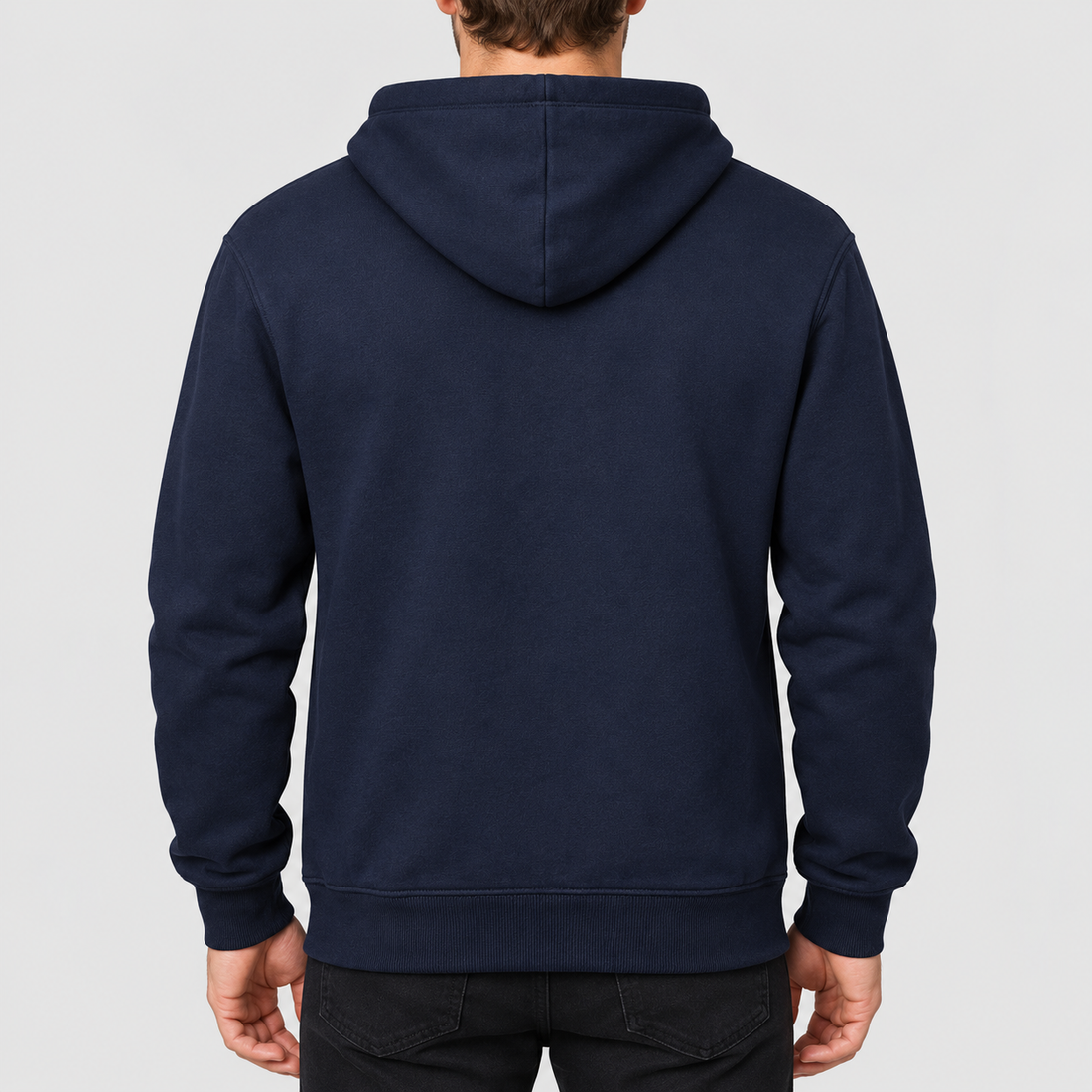 Men's Tom Ford Zipper Hoodie | Color: Navy | View 2