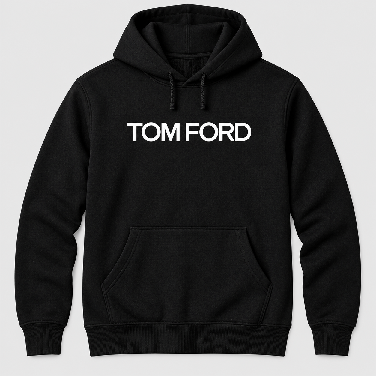 Men's Tom Ford Pullover Hoodie | Color: Black | View 5