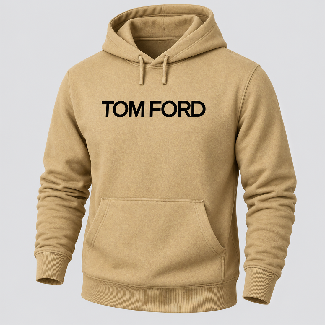 Men's Tom Ford Pullover Hoodie | Color: Khaki | View 1