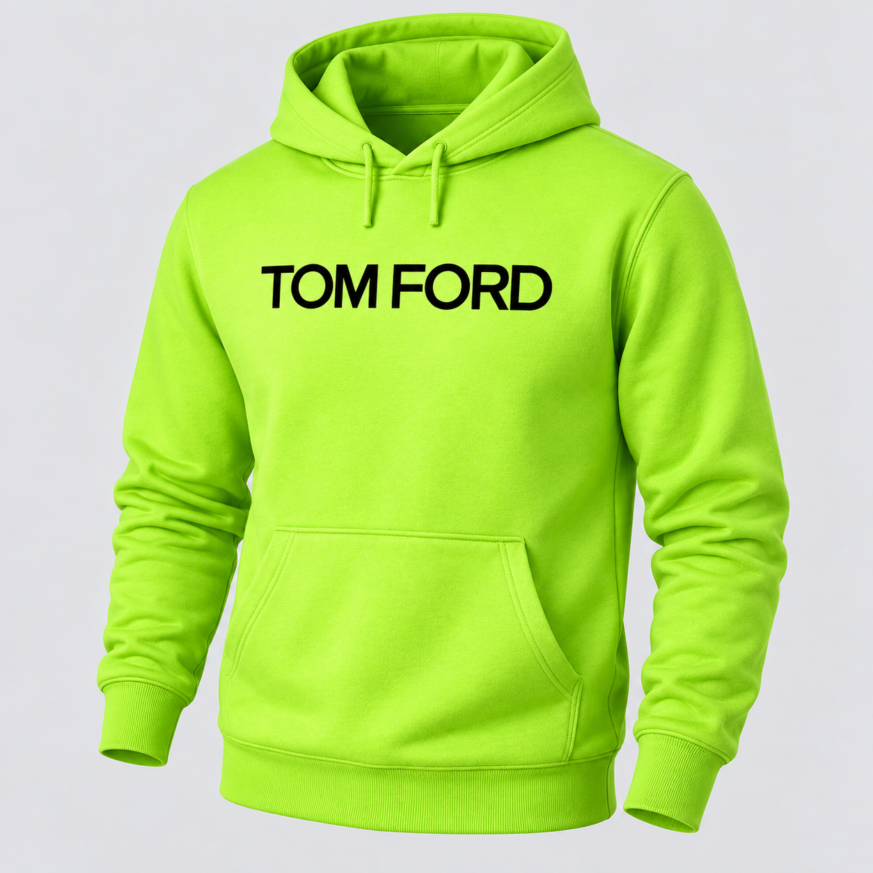 Men's Tom Ford Pullover Hoodie | Color: Lime Green | View 1