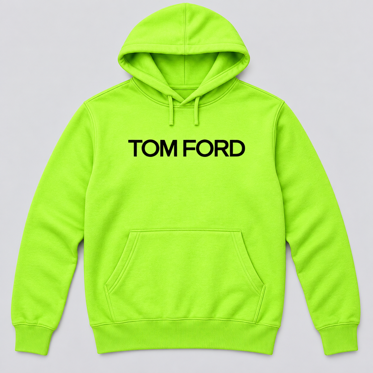Men's Tom Ford Pullover Hoodie | Color: Lime Green | View 5