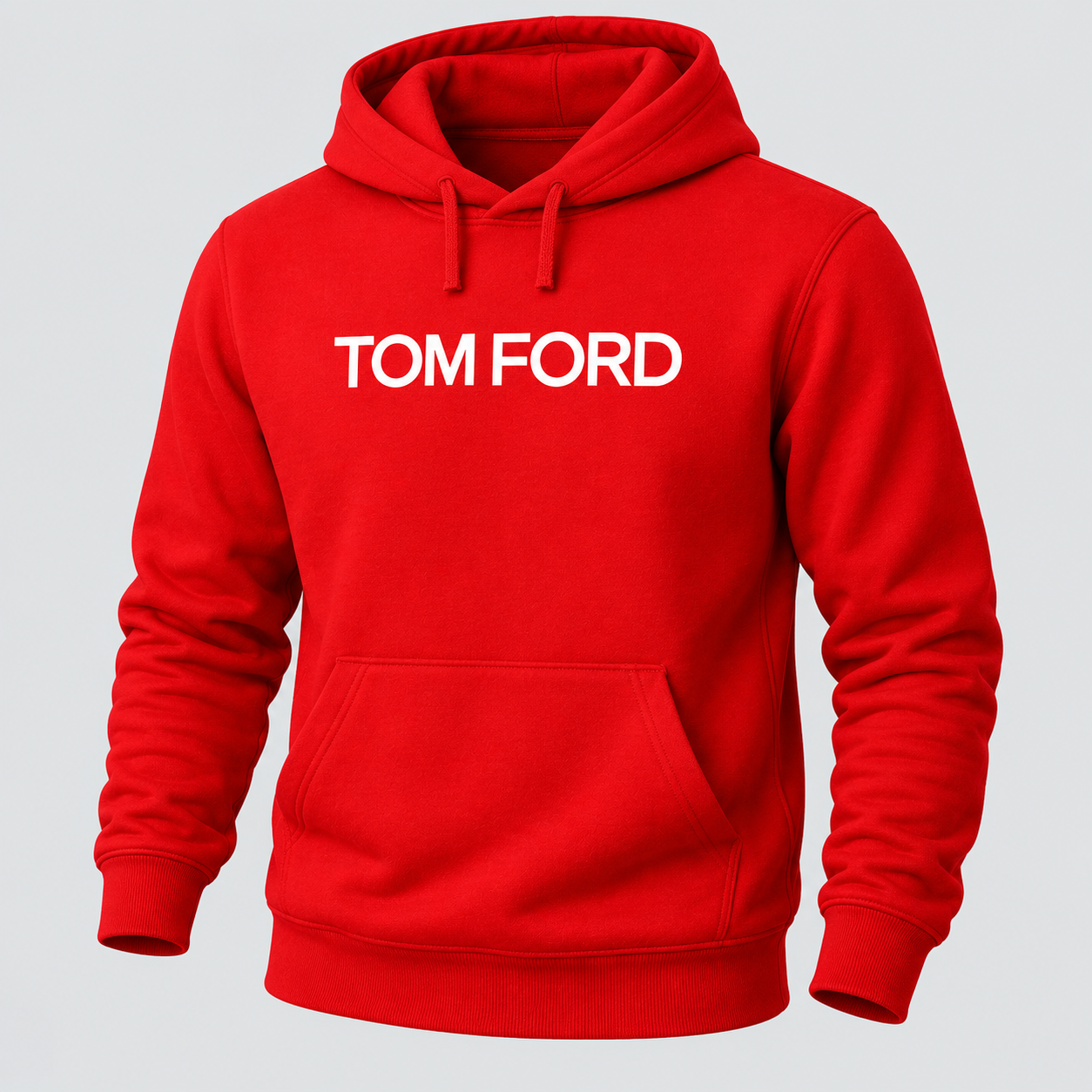 Men's Tom Ford Pullover Hoodie | Color: Red | View 1