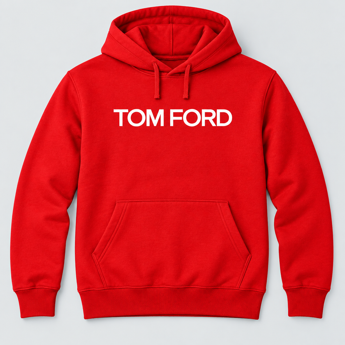Men's Tom Ford Pullover Hoodie | Color: Red | View 5