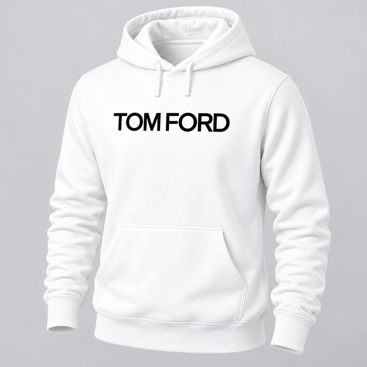 Men's Tom Ford Pullover Hoodie | Color: White | View 1
