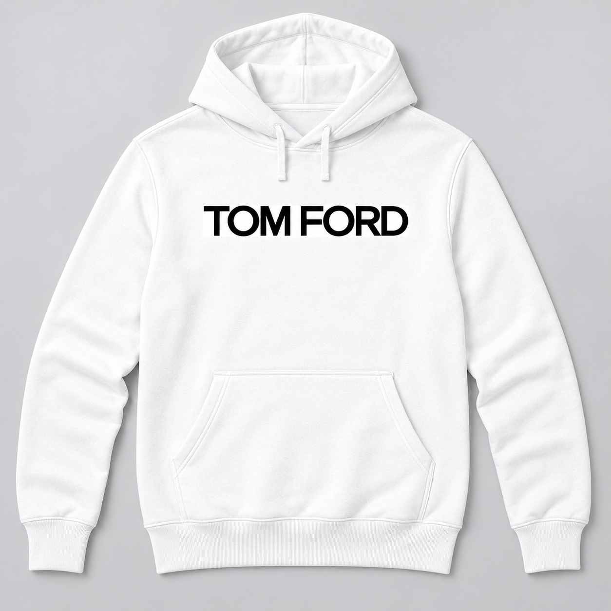Men's Tom Ford Pullover Hoodie | Color: White | View 5