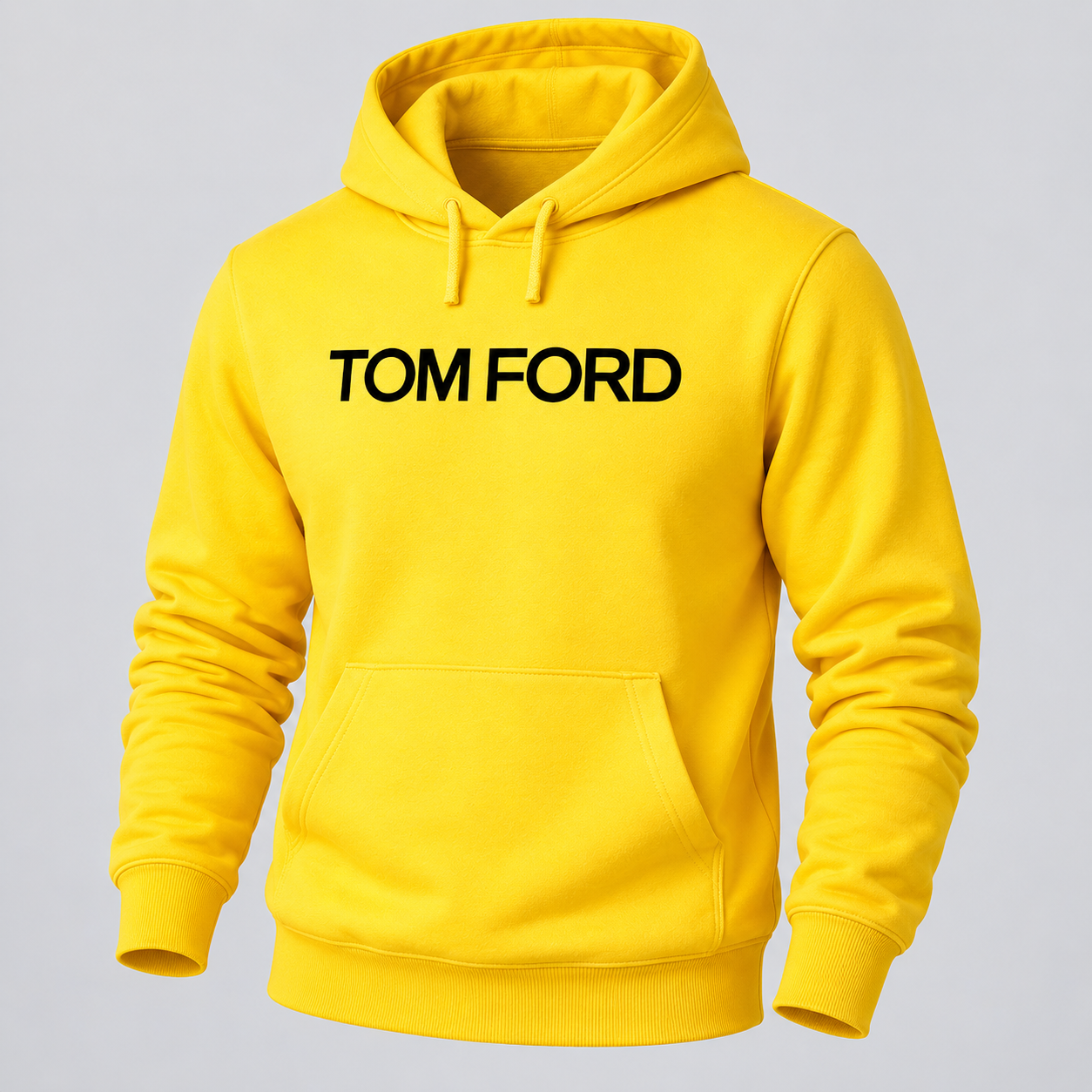Men's Tom Ford Pullover Hoodie | Color: Yellow | View 1
